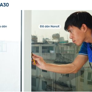 Hình ảnh thi công thực tế mã phim NanoX A30