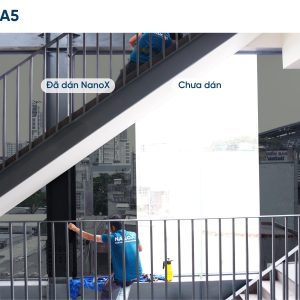 Hình ảnh thi công thực tế mã phim nhà kính NanoX A5