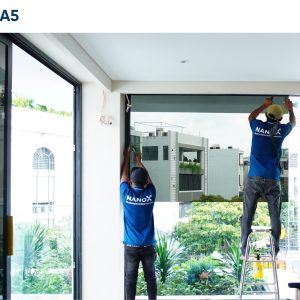 Hình ảnh thi công thực tế mã phim nhà kính NanoX A5