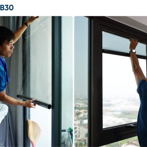 NanoX B30 Hình ảnh thi công thực tế mã phim NanoX B30