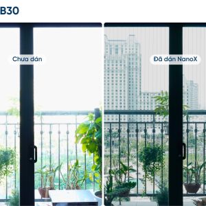 NanoX B30 Hình ảnh thi công thực tế mã phim NanoX B30
