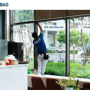 NanoX B60 Hình ảnh thi công thực tế mã phim NanoX B60