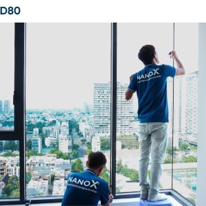 Hình ảnh thi công thực tế mã phim nhà kính NanoX D80