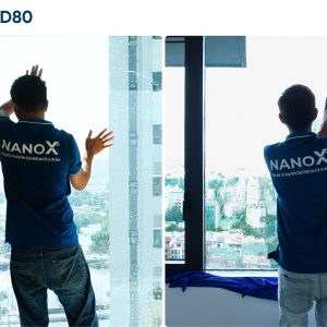 Hình ảnh thi công thực tế mã phim nhà kính NanoX D80