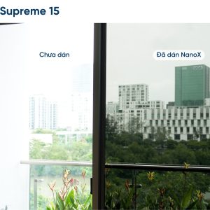 Hình ảnh thi công thực tế mã phim NanoX Supreme 15