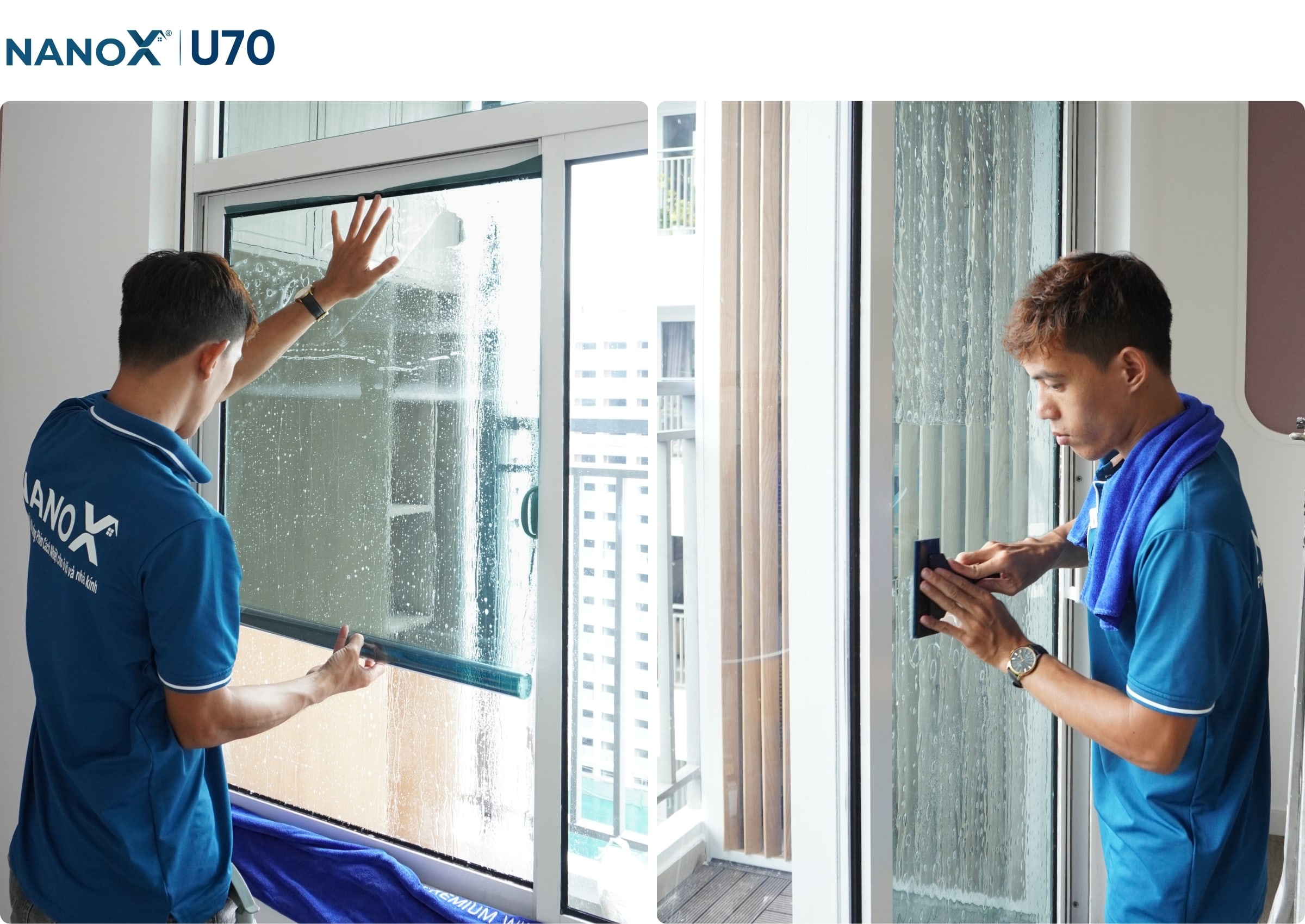 Hình ảnh thi công thực tế mã phim nhà kính NanoX U70