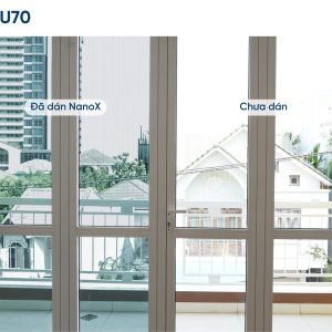 NanoX U70 Hình ảnh thi công thực tế mã phim nhà kính NanoX U70
