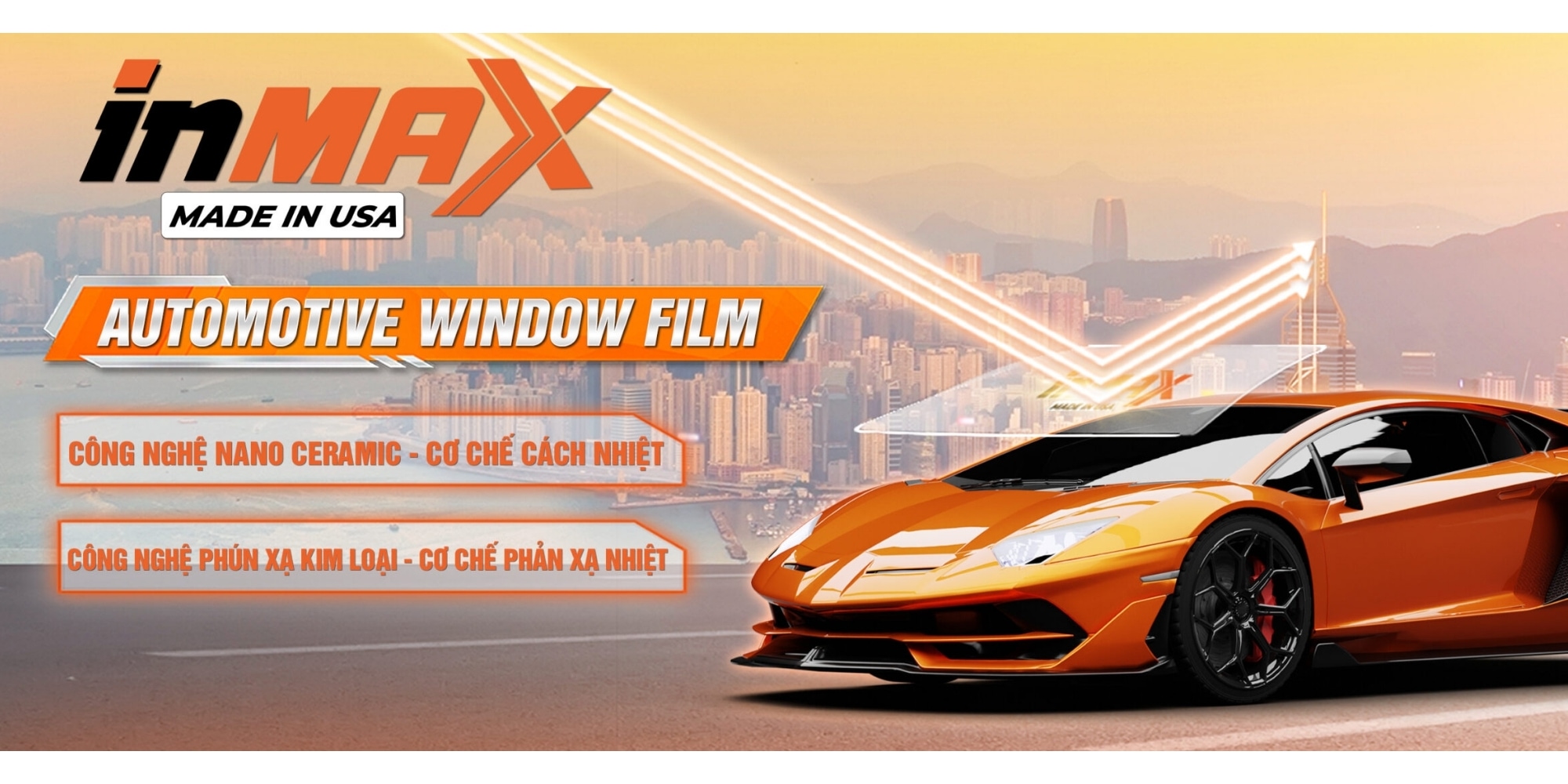 Công nghệ phún xạ kim loại trên phim cách nhiệt Inmax là ứng dụng 12 lớp kim loại khác biệt