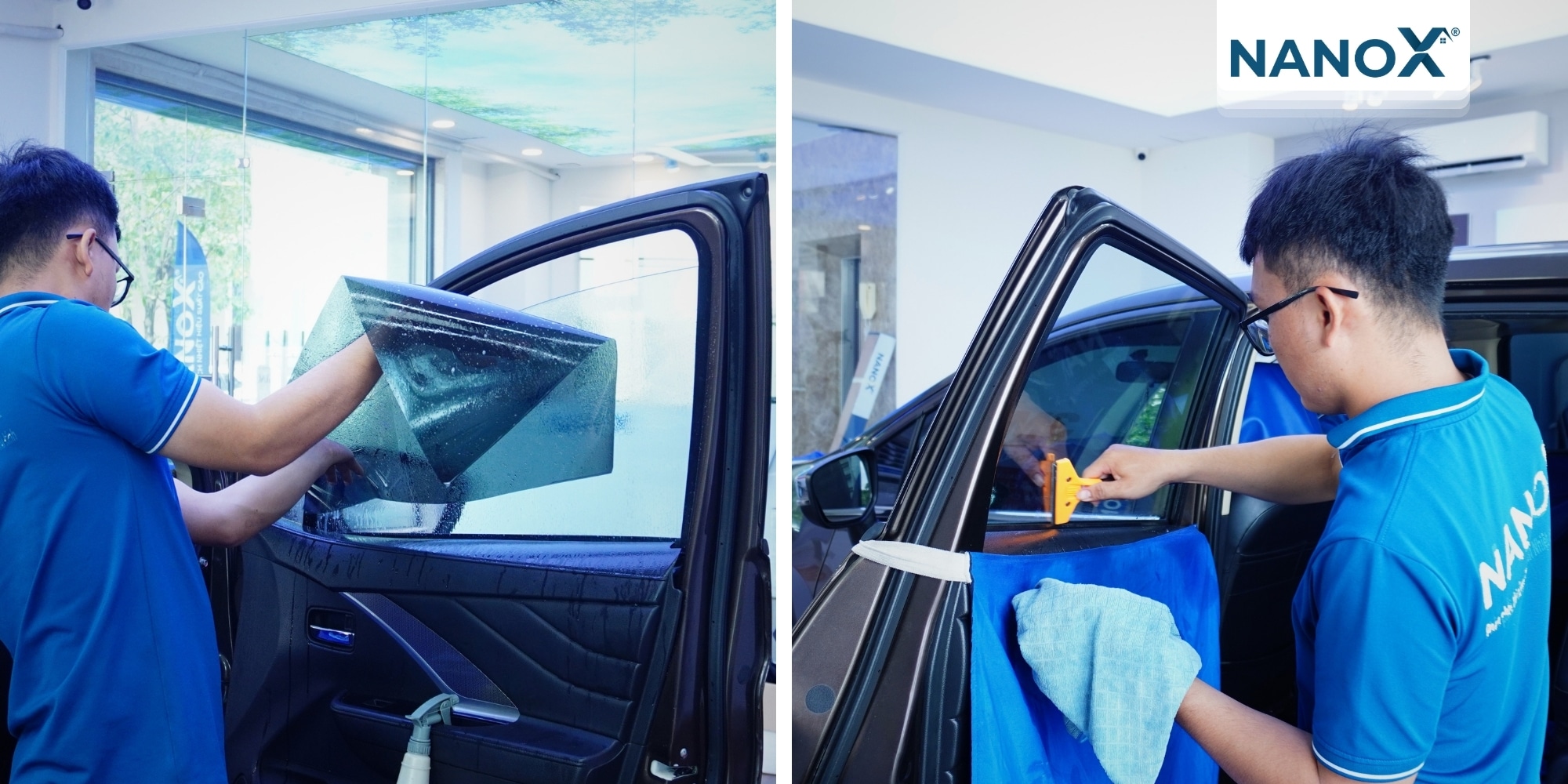 trai nghiem khach hang dan phim cach nhiet o to Mitsubishi Xpander 3