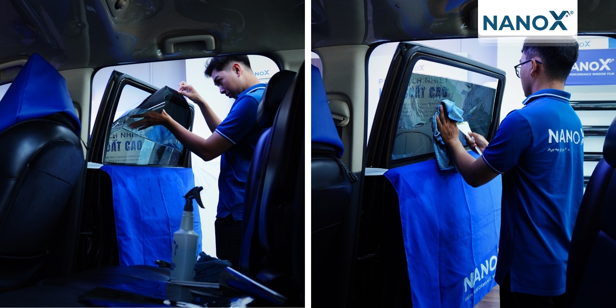 trai nghiem khach hang dan phim cach nhiet o to Mitsubishi Xpander 4