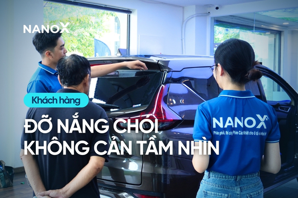 trai nghiem khach hang dan phim cach nhiet o to Mitsubishi Xpander thumb