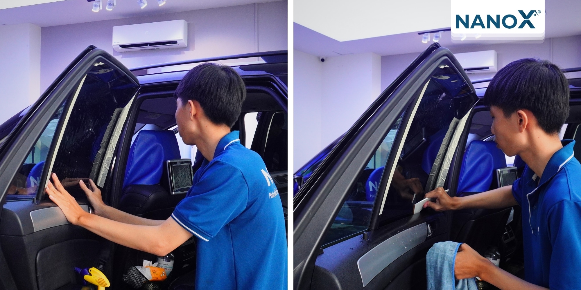 trai nghiem khach hang dan phim cach nhiet oto Mercedes Benz ML350 4Matic 4