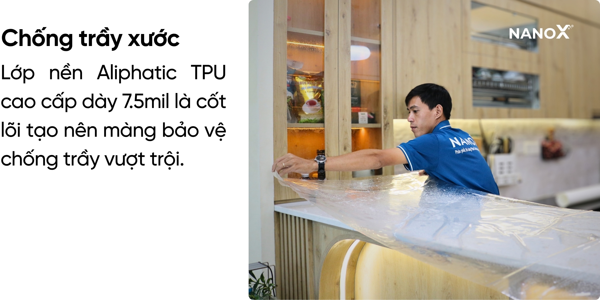 Miếng dán PPF NanoX được thiết kế tập trung vào khả năng chống trầy xước