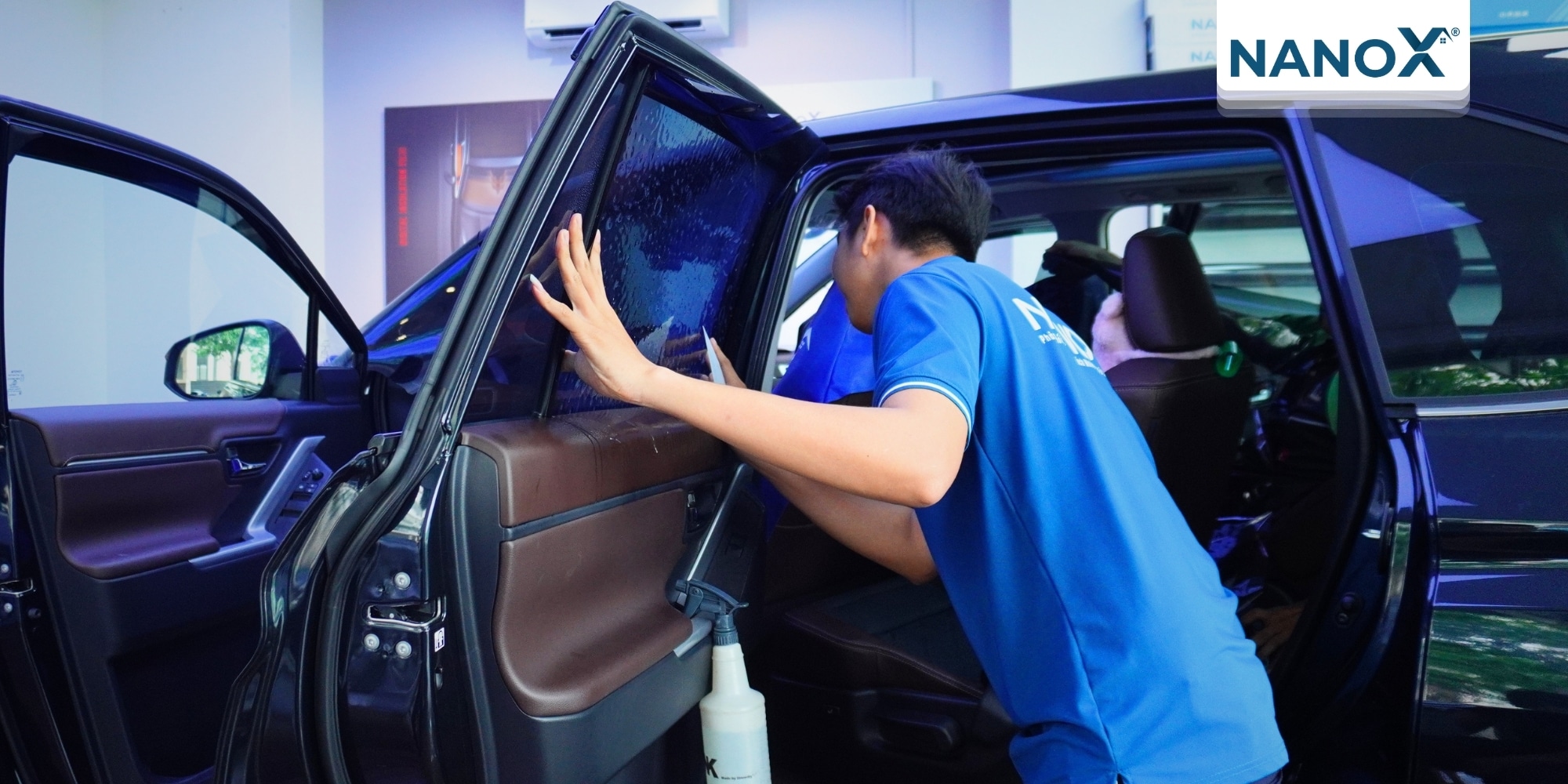 Anh Hùng - Dán phim ô tô Toyota Fortuner 5 trai nghiem khach hang dan phim cach nhiet oto Toyota Fortuner 4