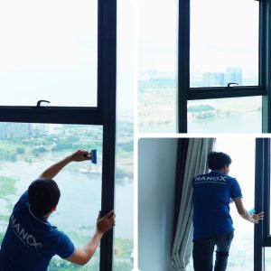 Khách hàng thi công mã phim cách nhiệt nhà kính NanoX D80 Vinhomes Golden River Bason