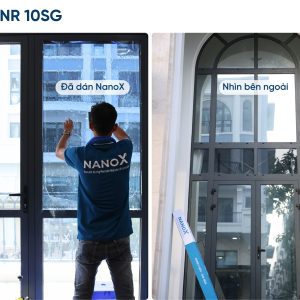 Hình ảnh thi công thực tế mã phim nhà kính NanoX NR 10SG