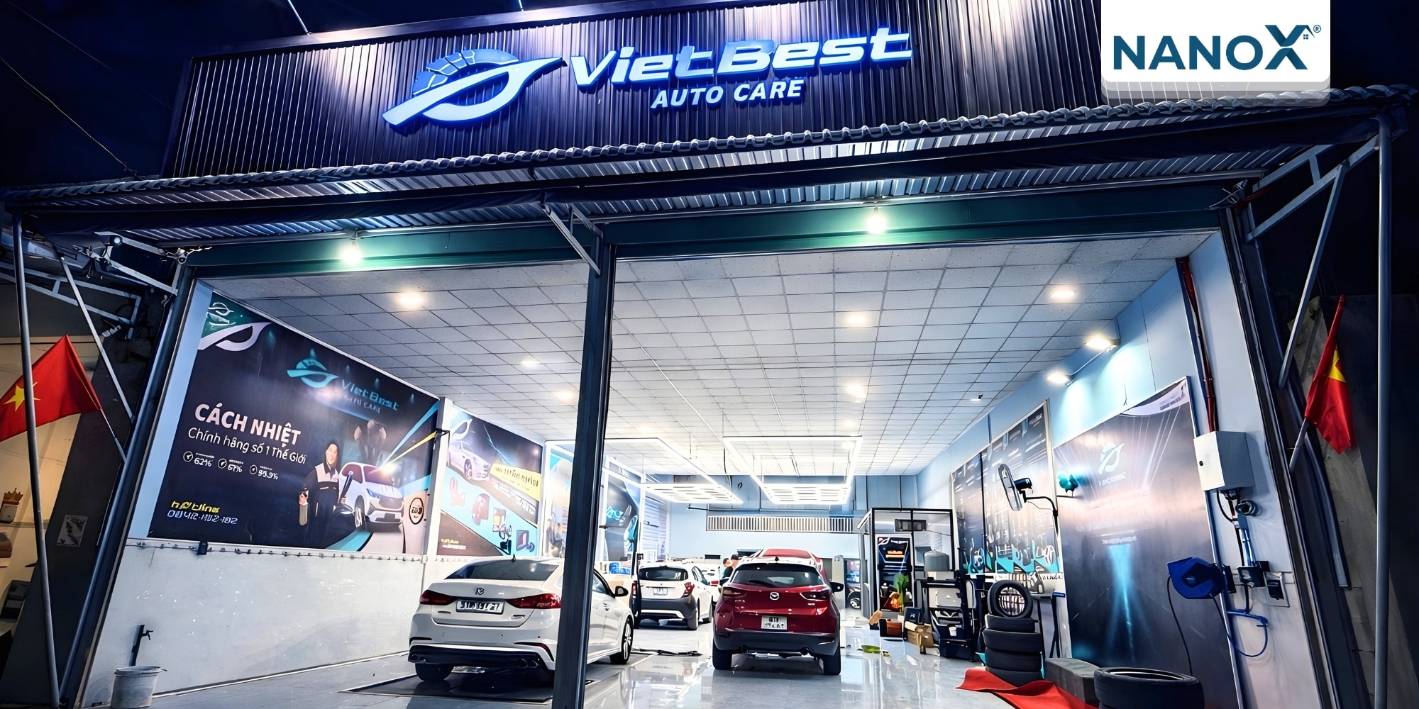 Vietbest auto care la trung tam cham soc xe o to chuyen nghiep hoan toan moi tai phuong an phu tp hcm
