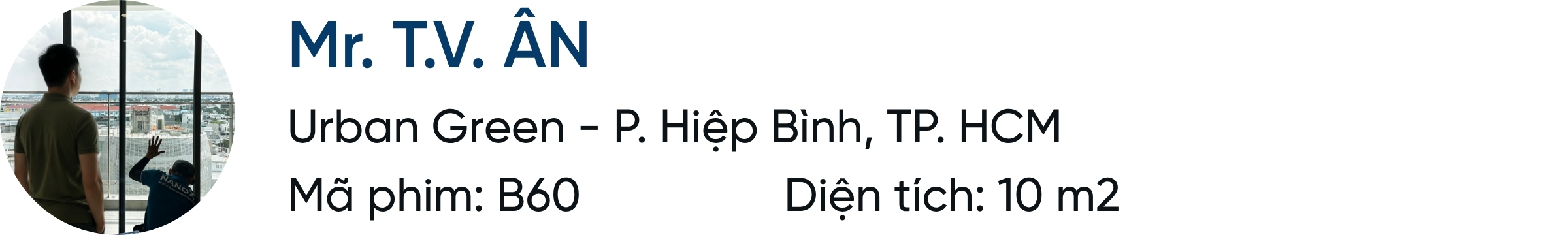 Đánh giá khách hàng Mr Ân Urban Green
