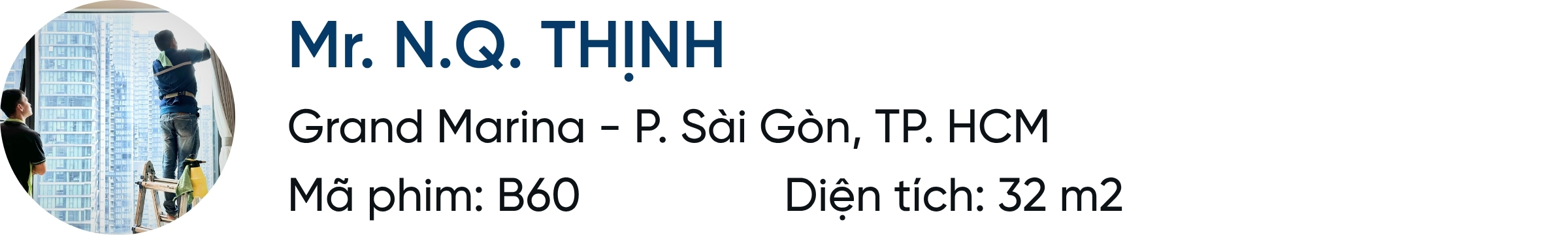 Đánh giá khách hàng Mr Thịnh Grand Marina