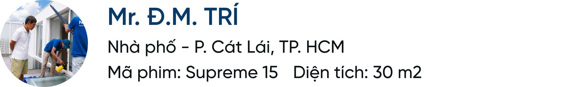 Đánh giá khách hàng Mr Trí nhà phố Cát Lái