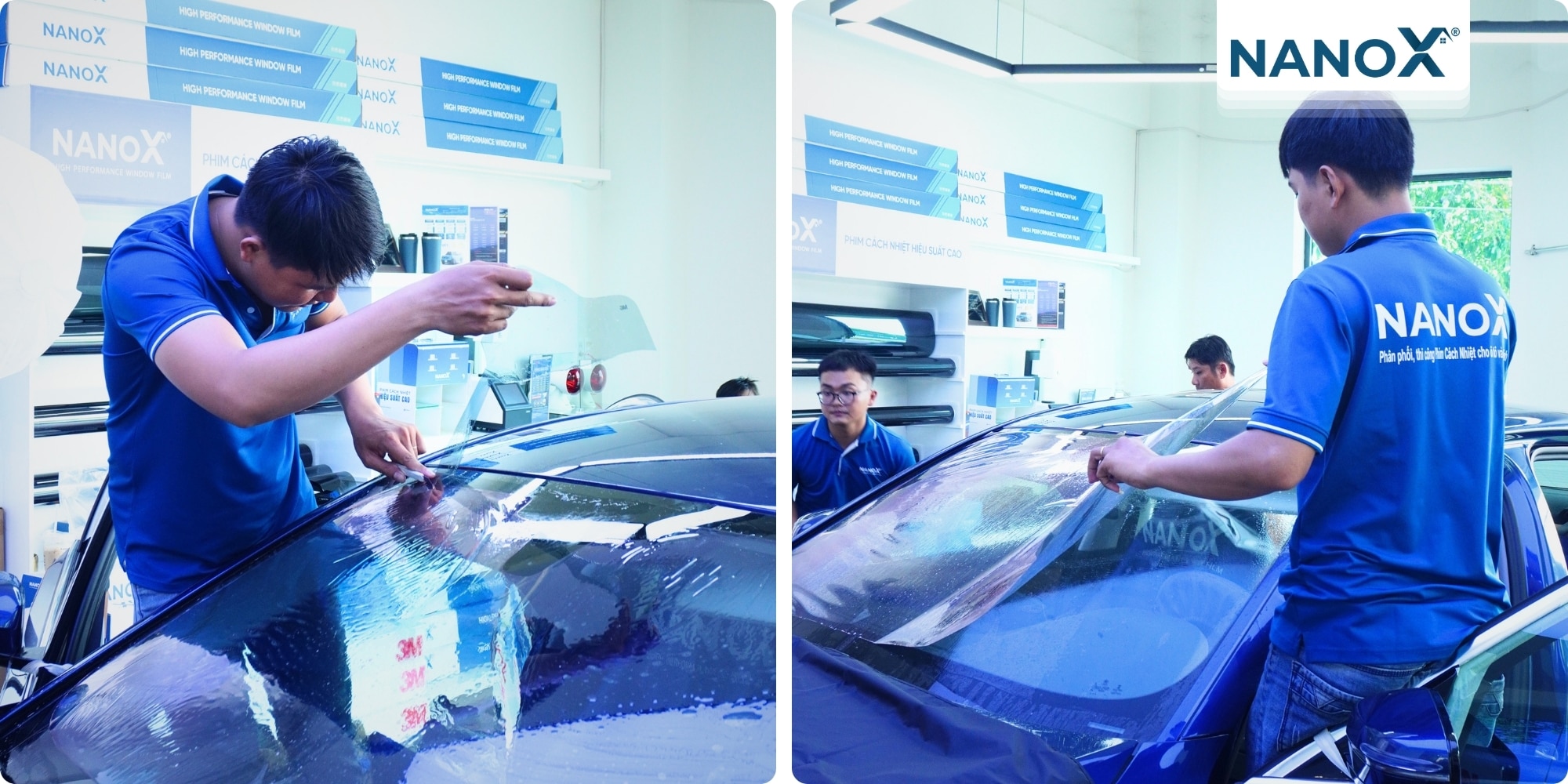trai nghiem khach hang dan phim cach nhiet o to bmw 520i 6
