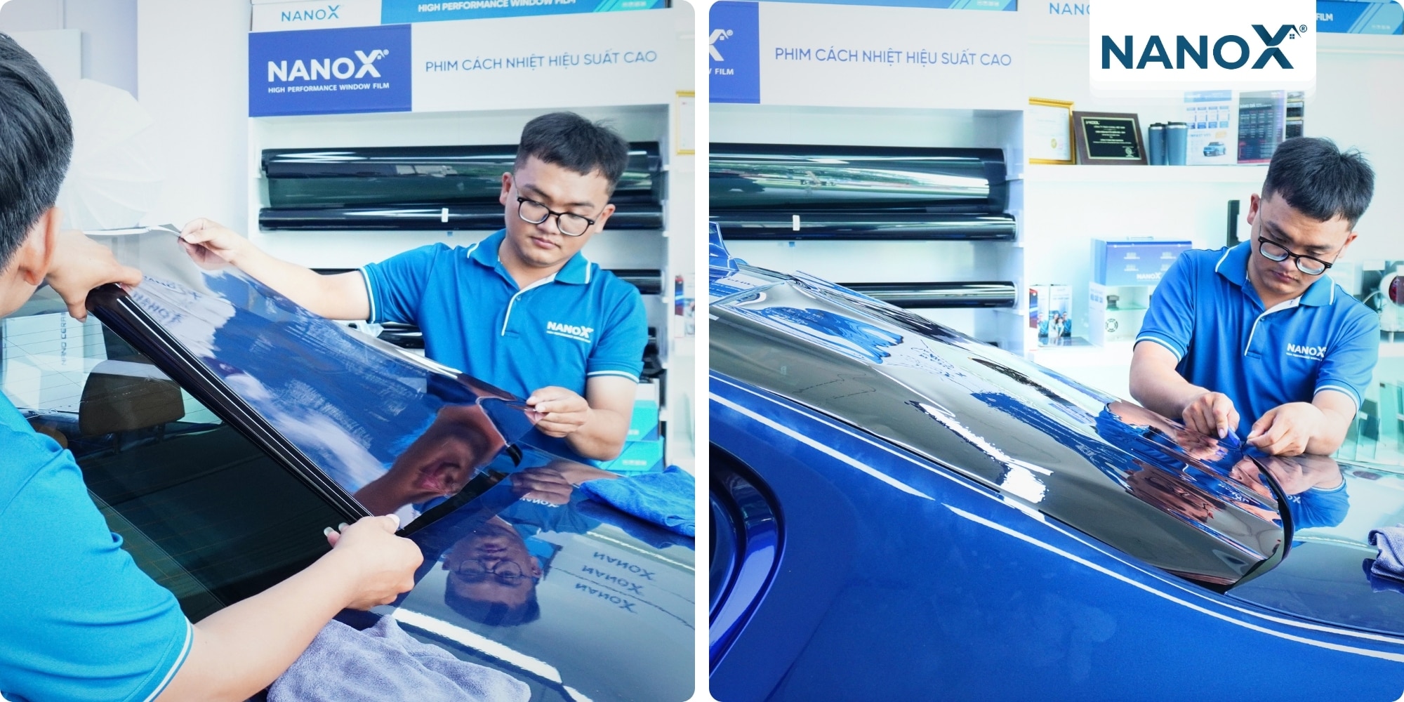 trai nghiem khach hang dan phim cach nhiet o to bmw 520i 8
