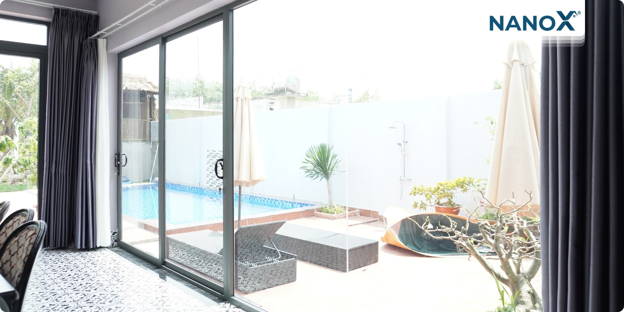Dán phim cách nhiệt biệt thự xã Củ Chi
