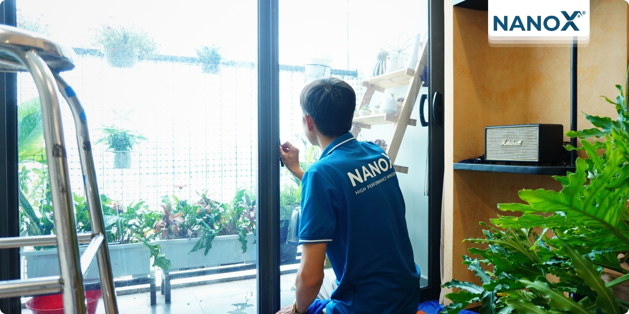 Căn hộ Eco Green 13 Dán phim cách nhiệt căn hộ Eco Green