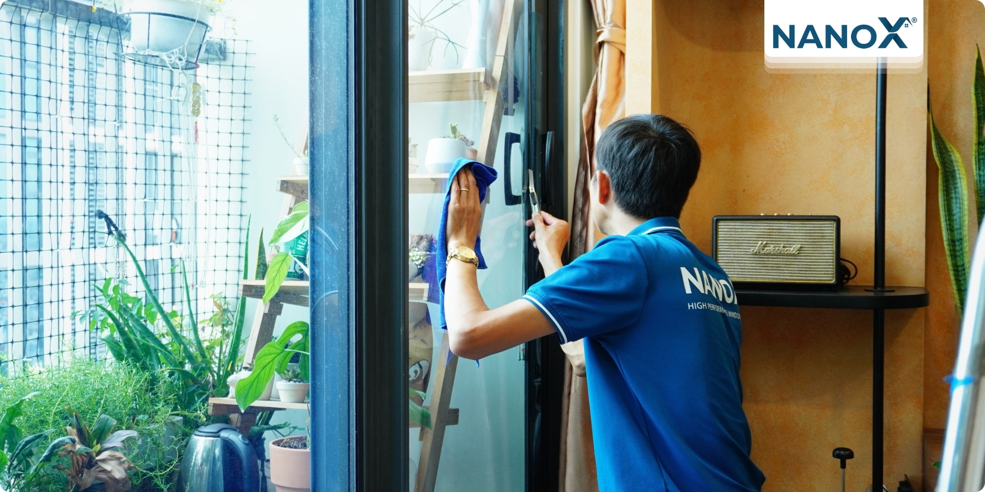 Căn hộ Eco Green 14 Dán phim cách nhiệt căn hộ Eco Green