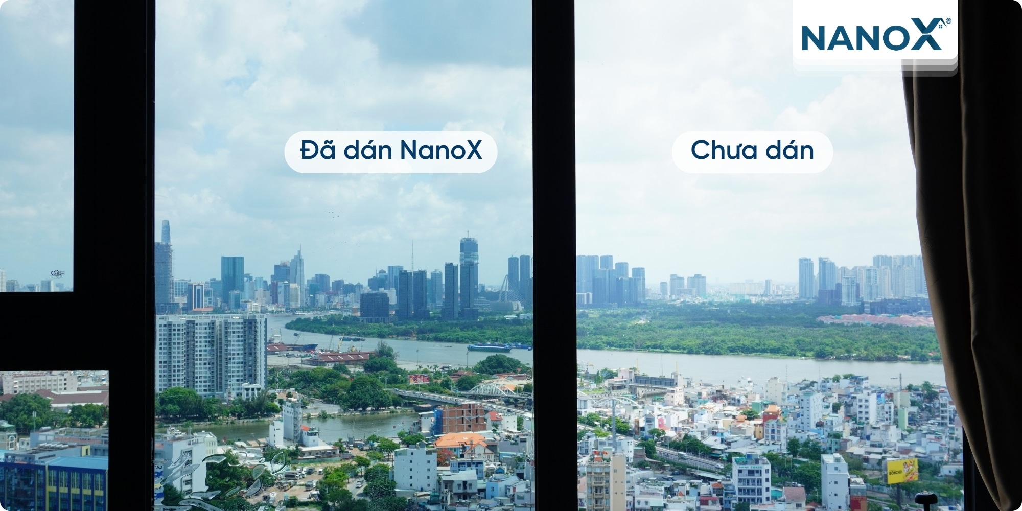 Căn hộ Eco Green 15 Dán phim cách nhiệt căn hộ Eco Green