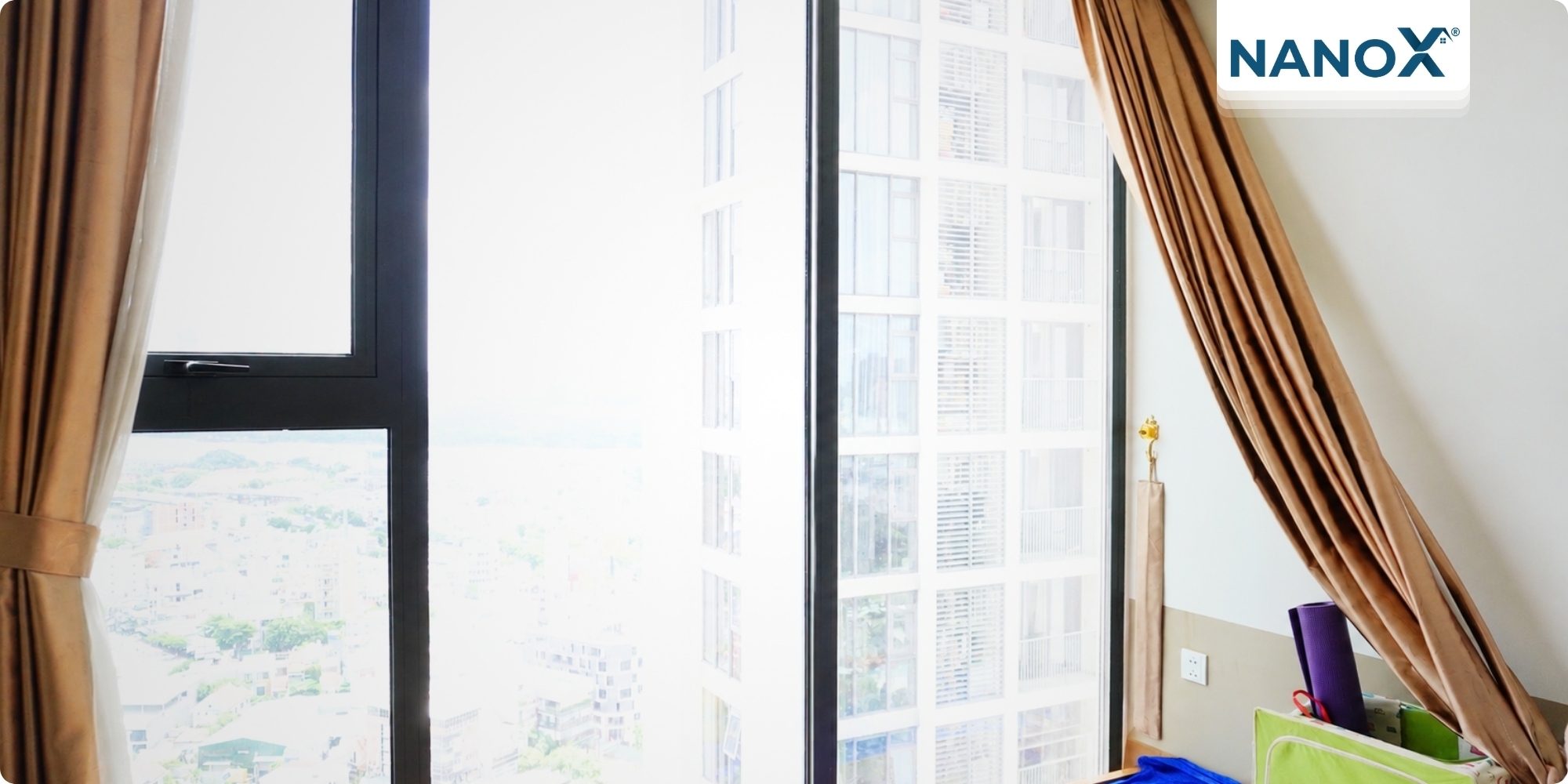 Căn hộ Eco Green 2 Dán phim cách nhiệt căn hộ Eco Green