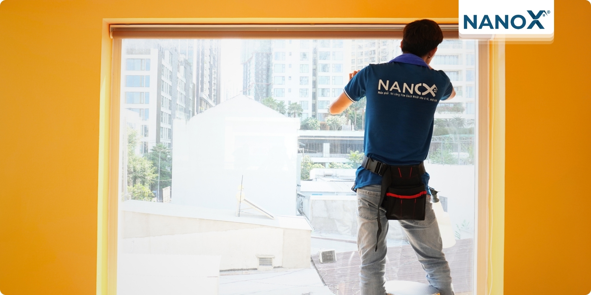Dán phim cách nhiệt trường mầm non Tương Lai