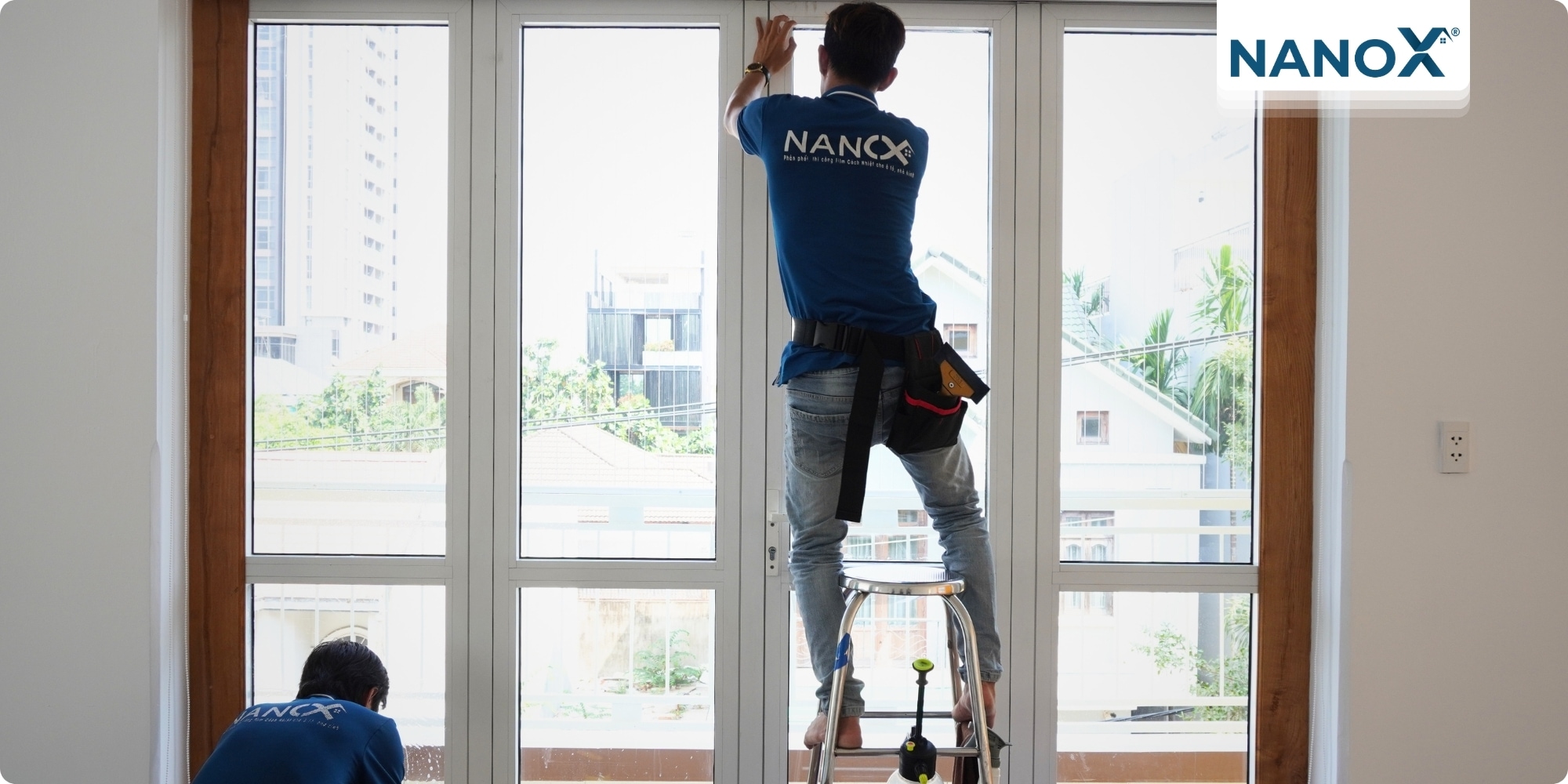 Dán phim cách nhiệt trường mầm non Tương Lai