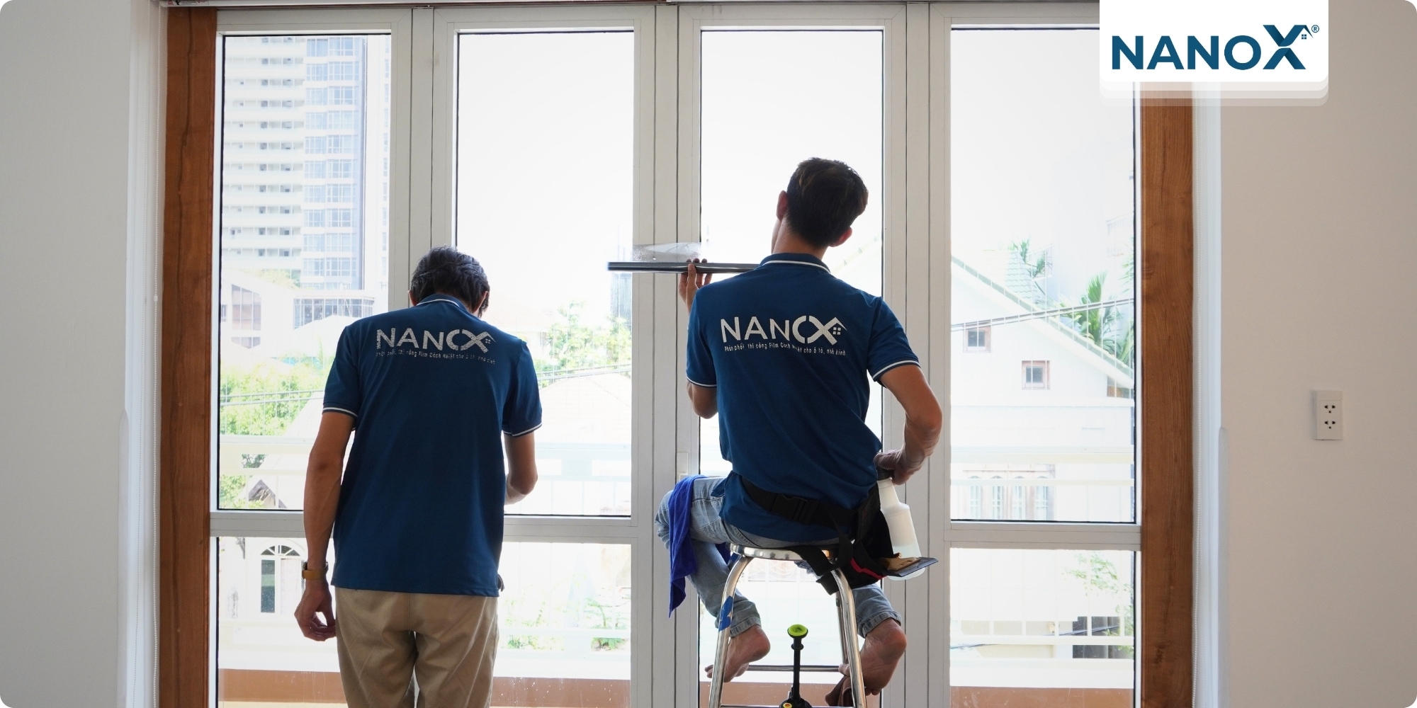 Dán phim cách nhiệt trường mầm non Tương Lai