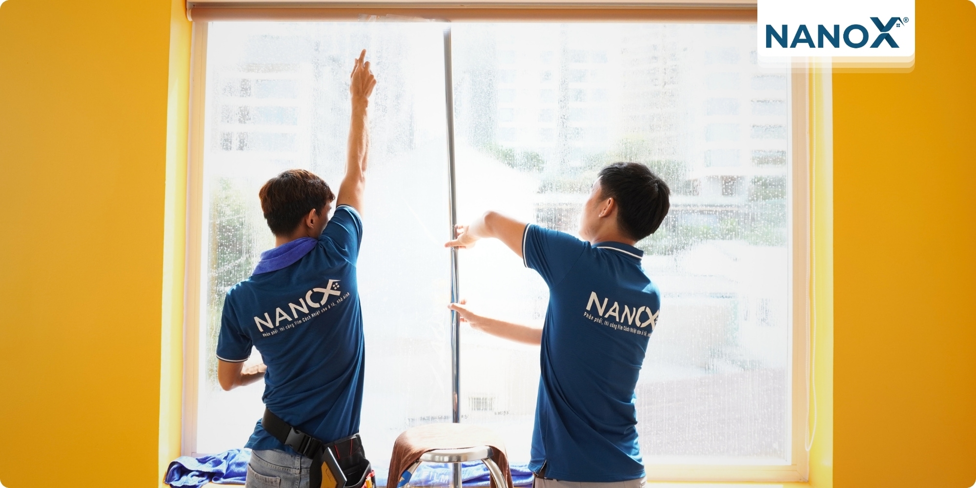 Dán phim cách nhiệt trường mầm non Tương Lai