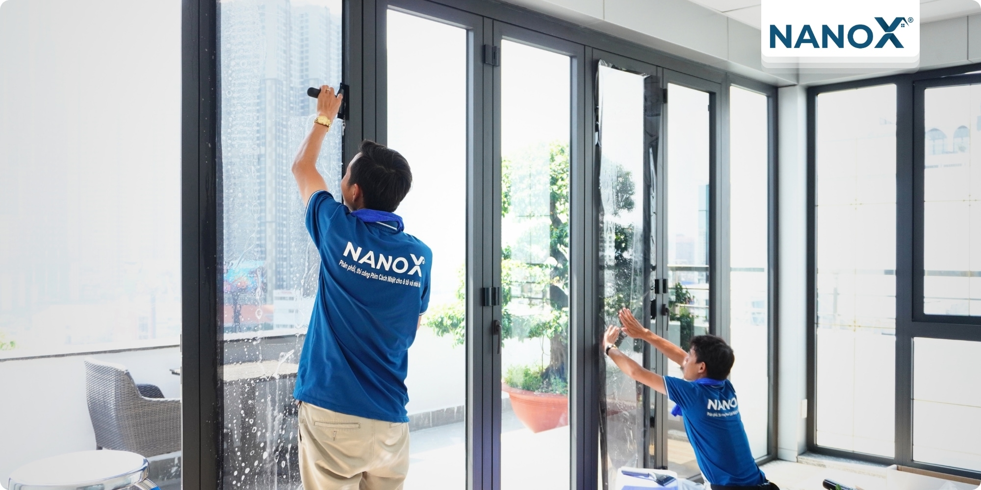 Dán phim cách nhiệt toà nhà văn phòng ASG Building