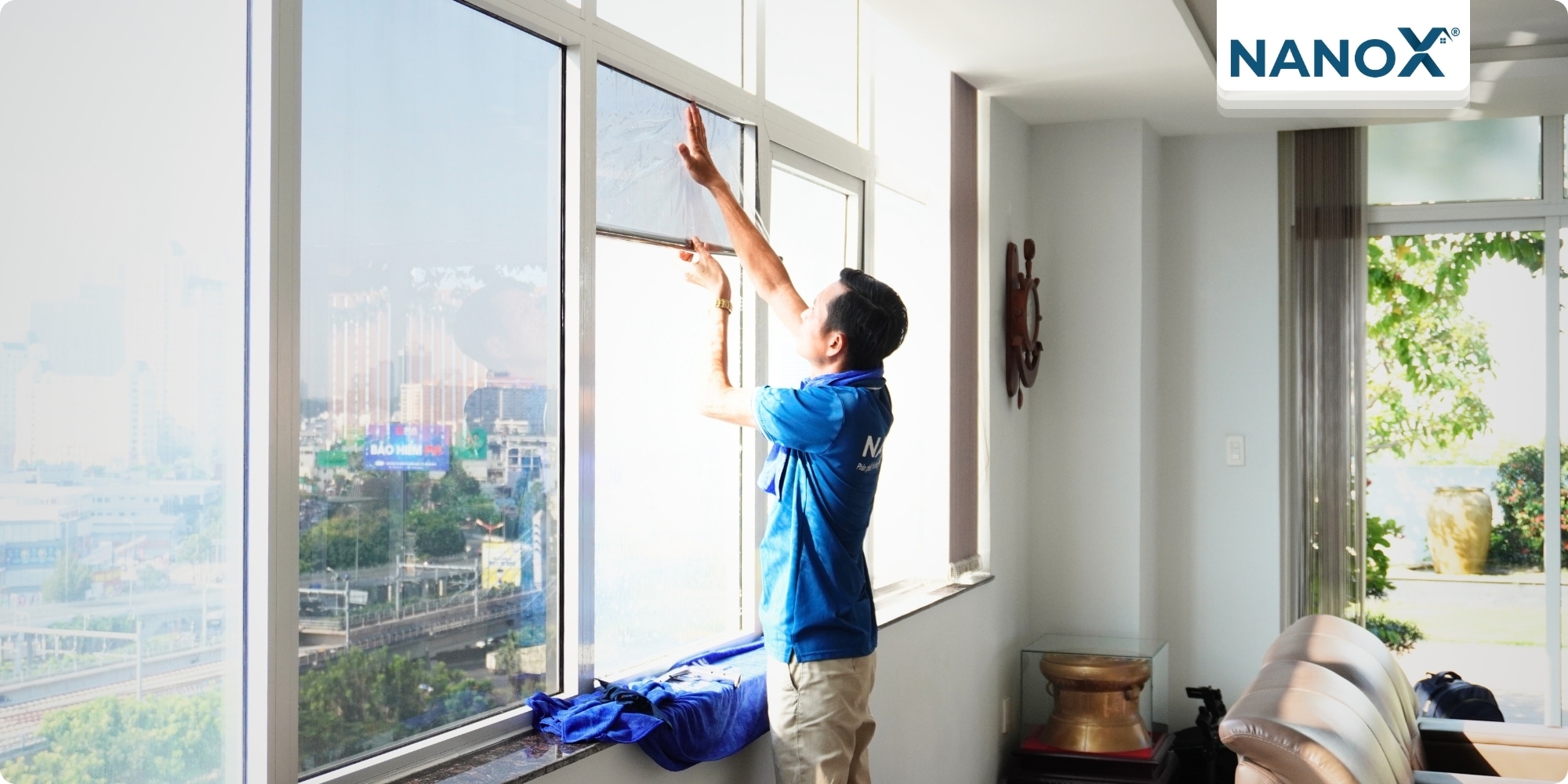 Dán phim cách nhiệt toà nhà văn phòng ASG Building