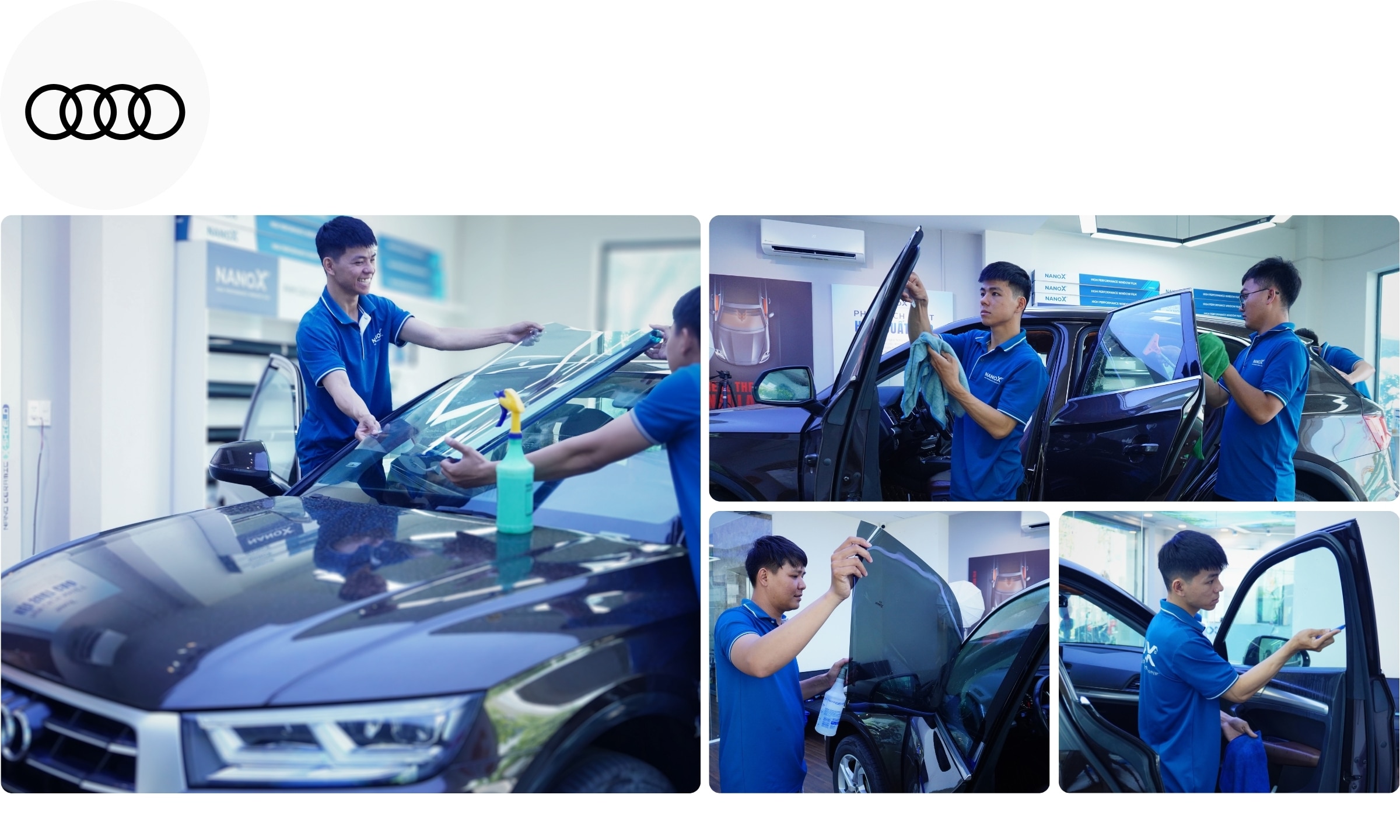 Dán cách nhiệt ô tô Audi
