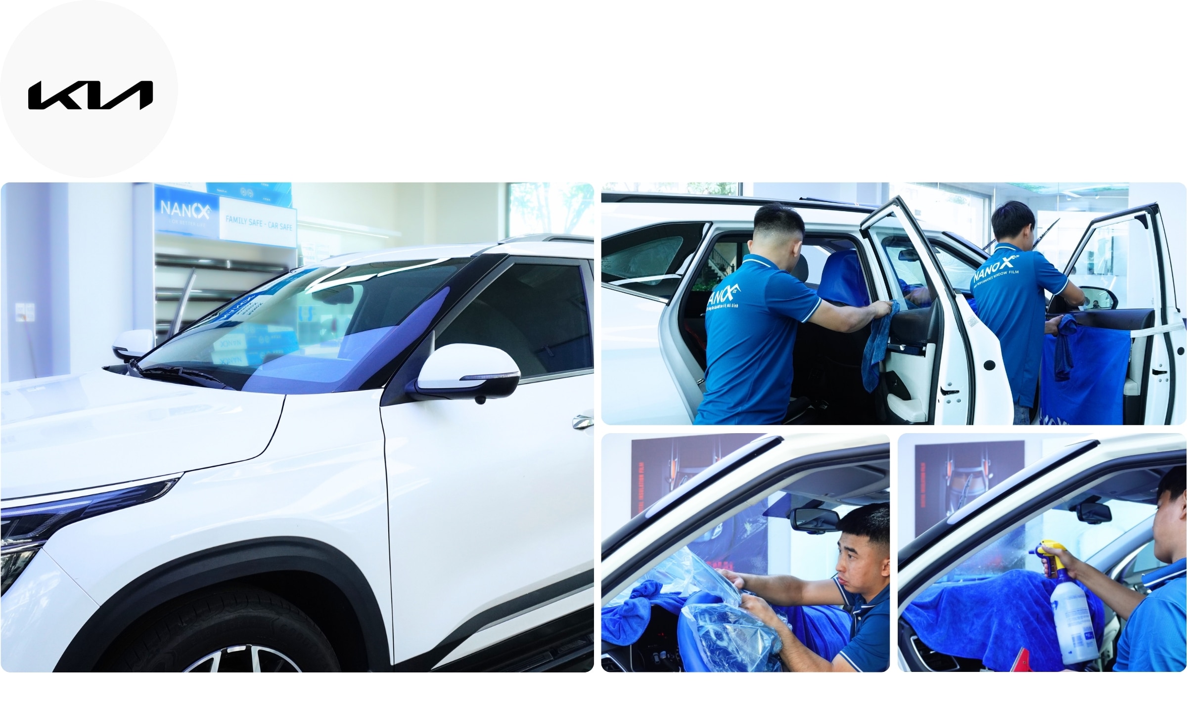 Dán cách nhiệt xe hơi KIA