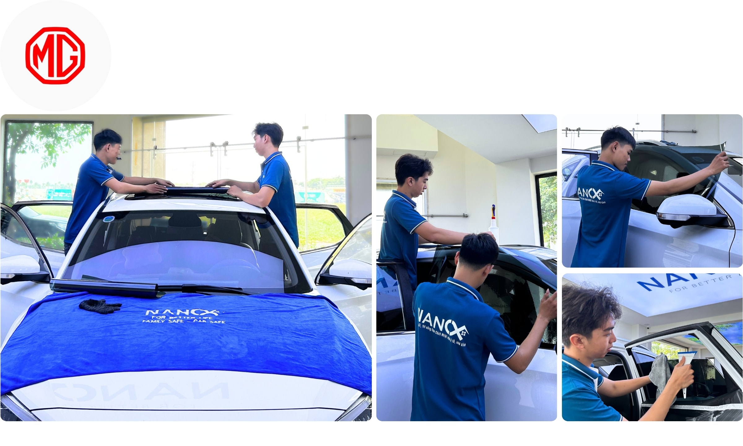 Dán cách nhiệt xe hơi MG