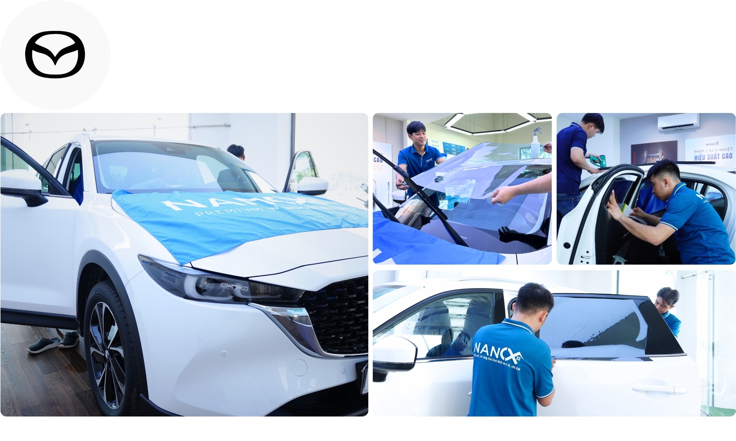 Dán chống nóng ô tô Mazda