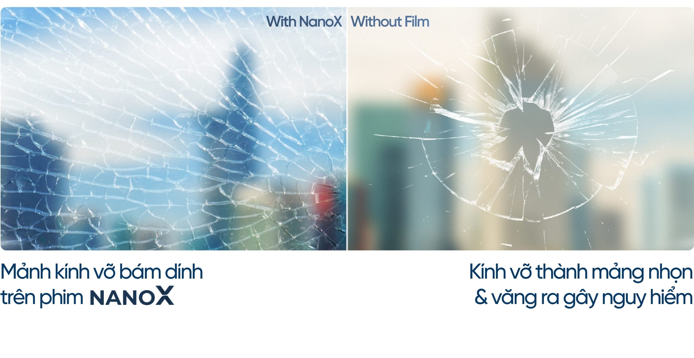 Dán film cách nhiệt bảo vệ kính