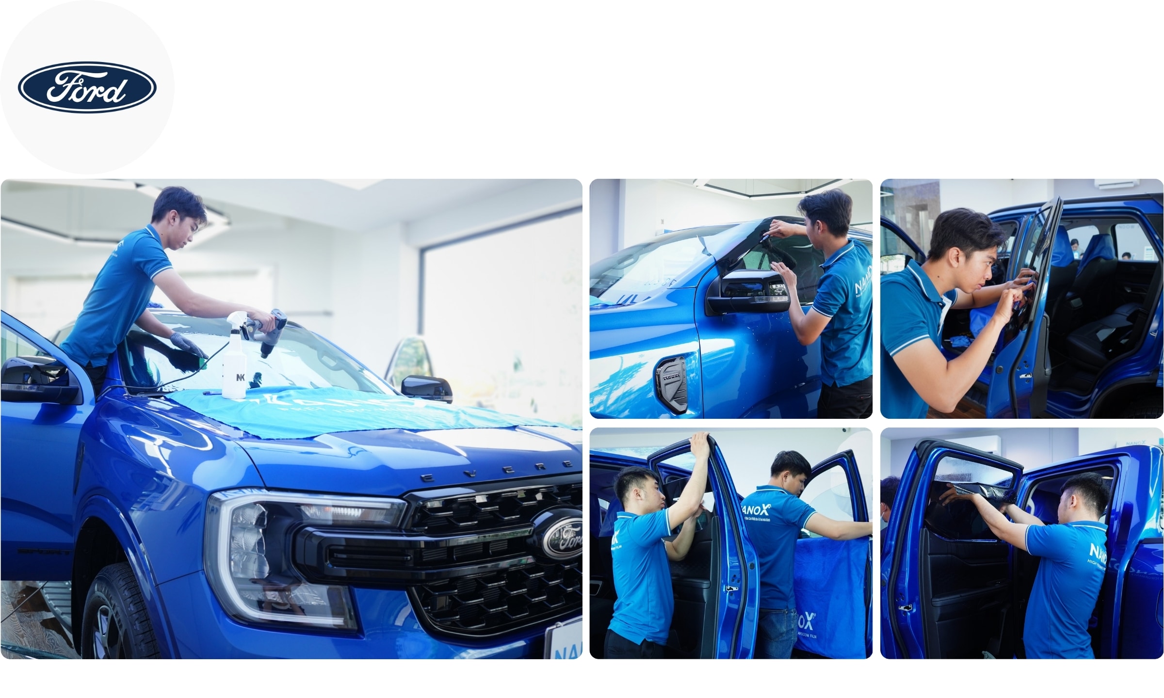 Dán kính cách nhiệt ô tô Ford
