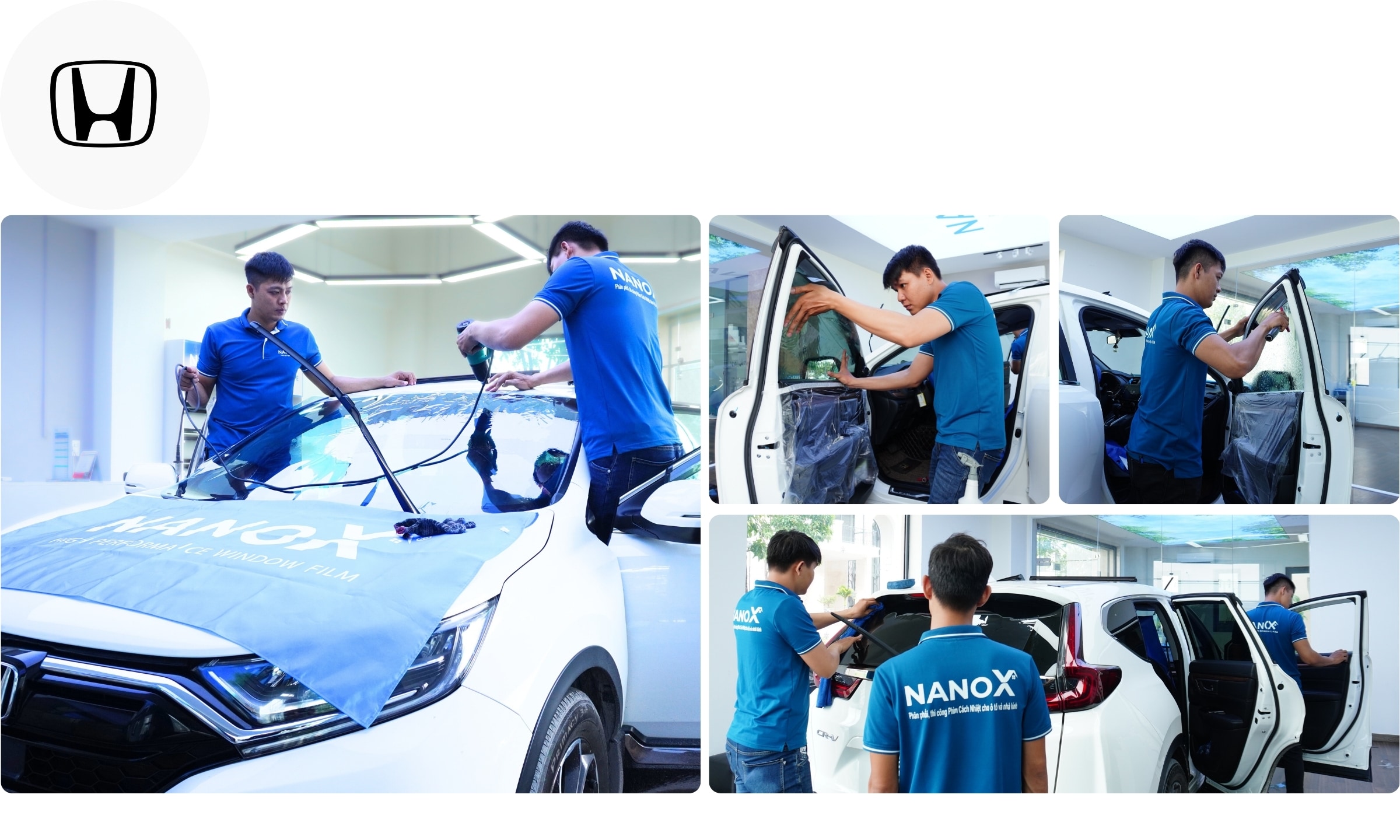 Dán kính chống nắng ô tô Honda
