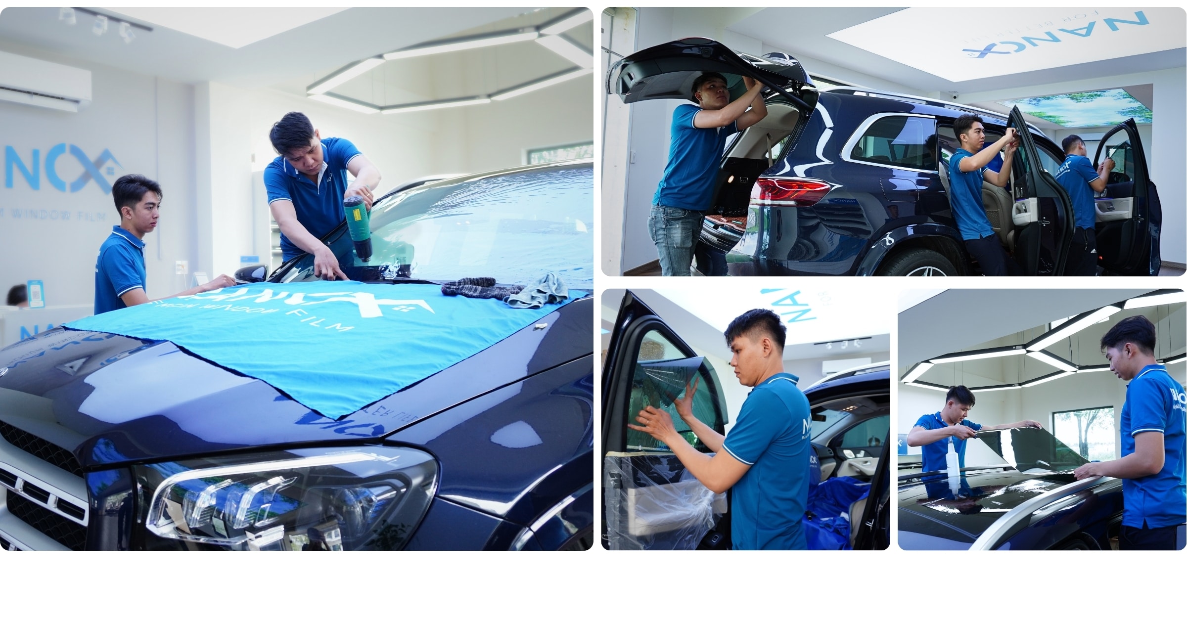 Dán kính chống nắng ô tô Mercedes-Benz GLC 450