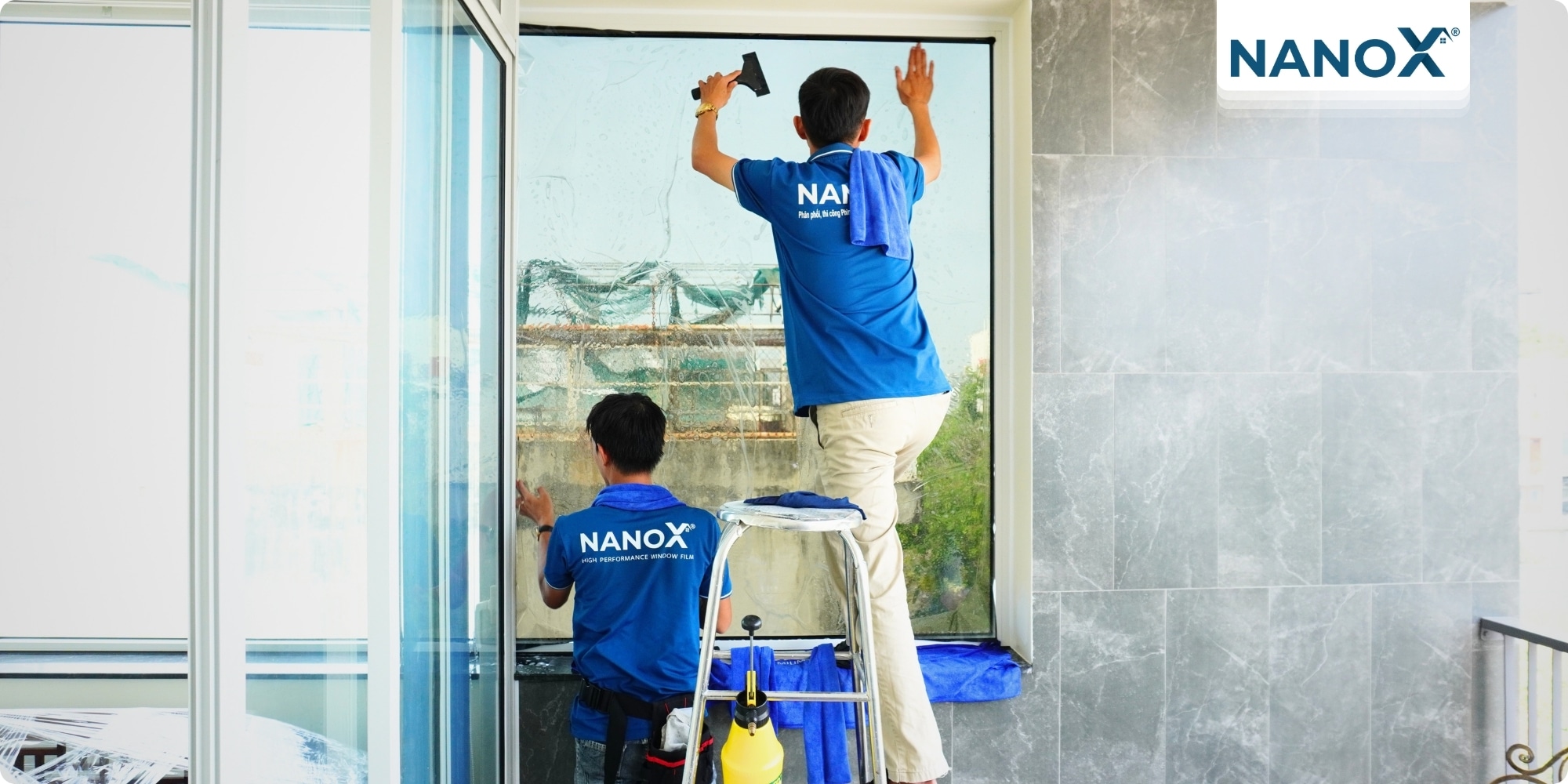 Dán phim cách nhiệt nhà phố phường Thới An TP.HCM