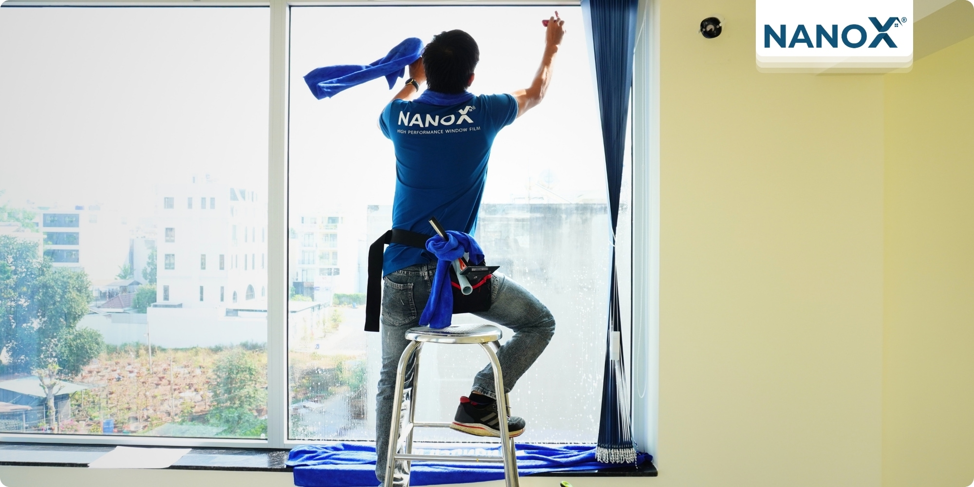 Dán phim cách nhiệt nhà phố phường Thới An TP.HCM