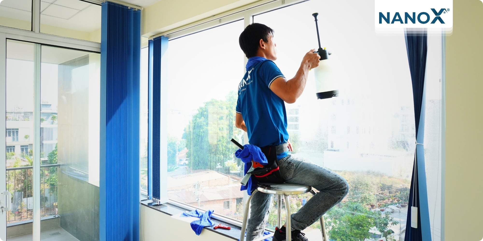 Dán phim cách nhiệt nhà phố phường Thới An TP.HCM