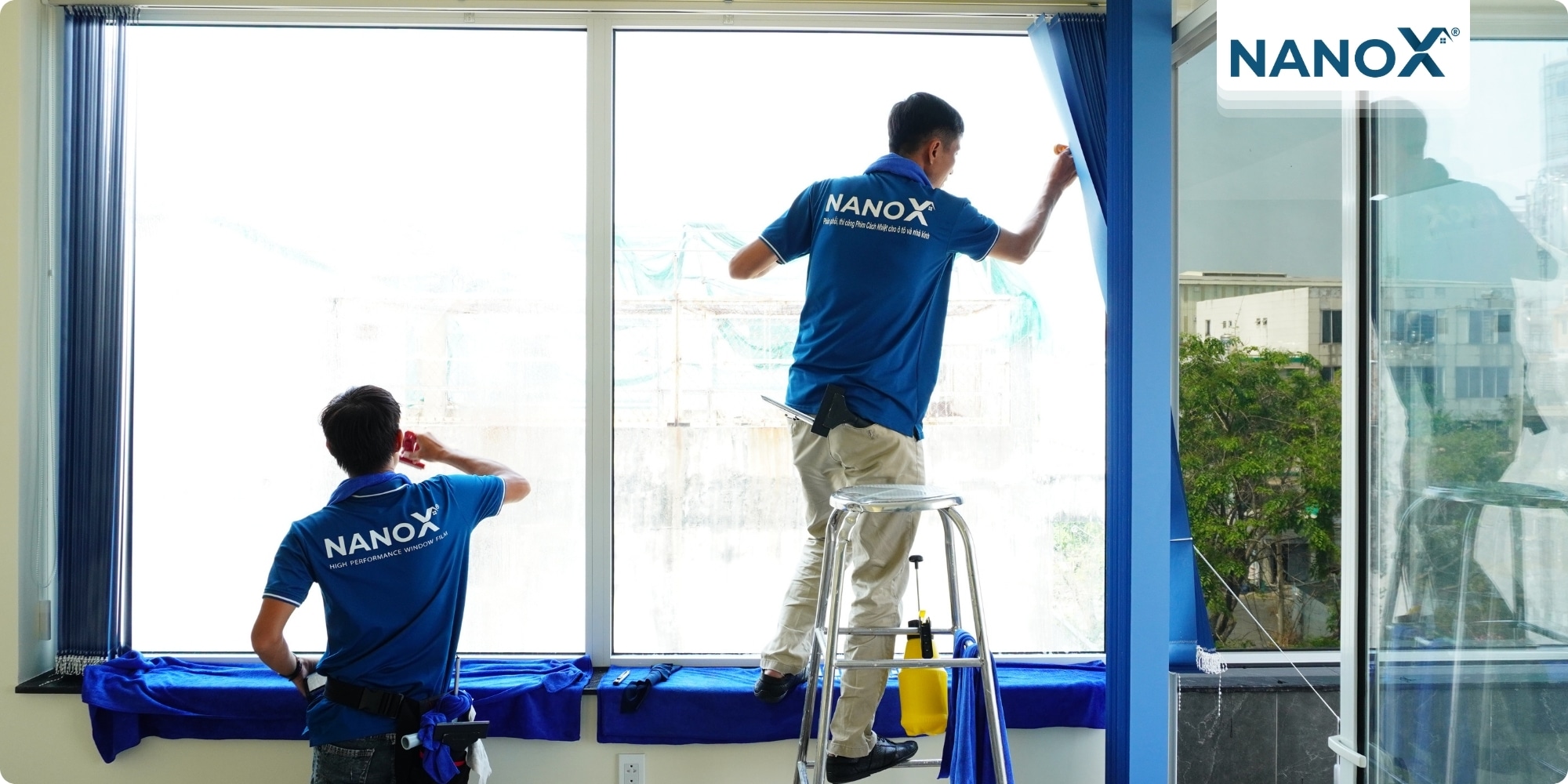 Dán phim cách nhiệt nhà phố phường Thới An TP.HCM