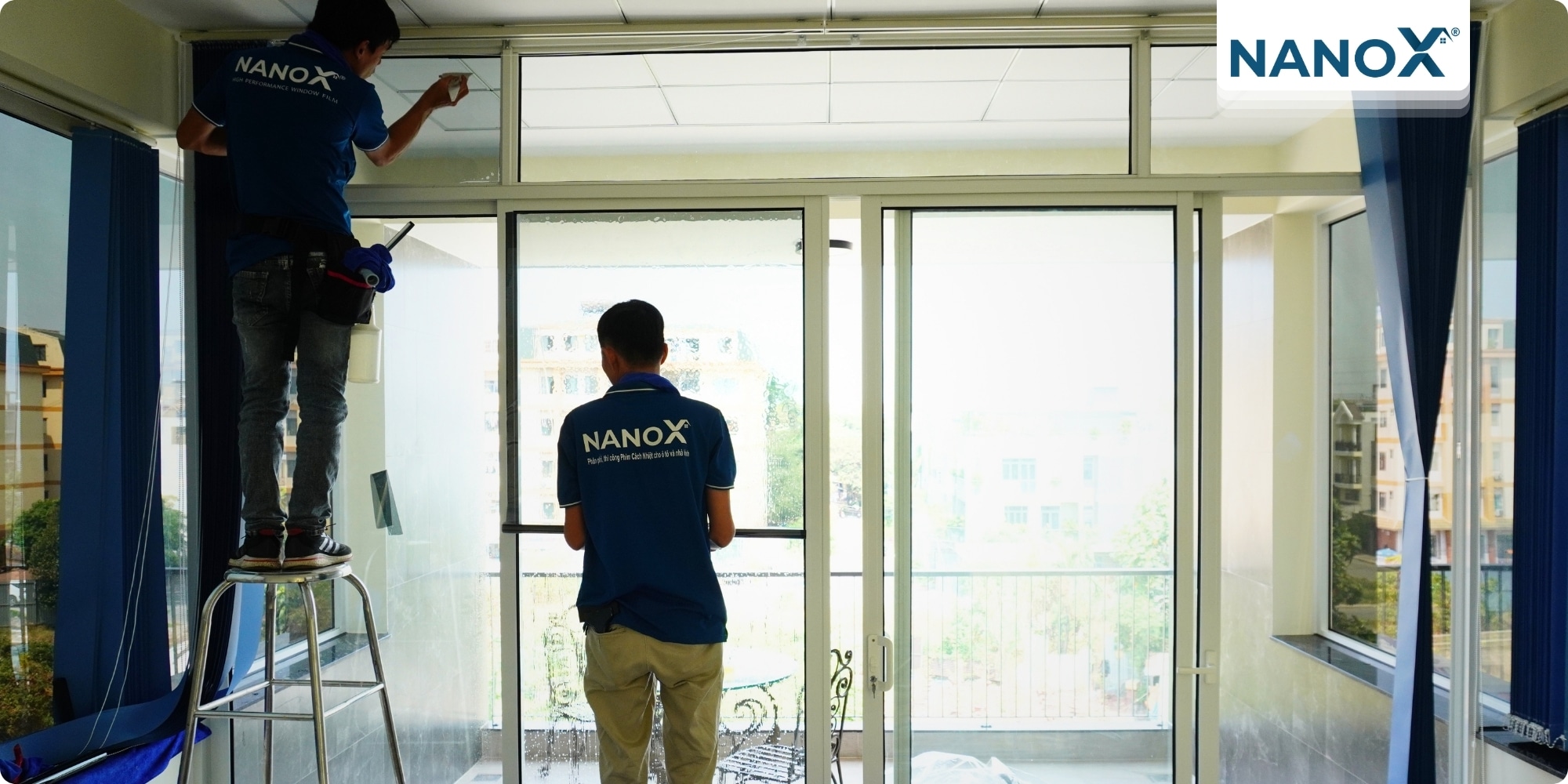 Dán phim cách nhiệt nhà phố phường Thới An TP.HCM